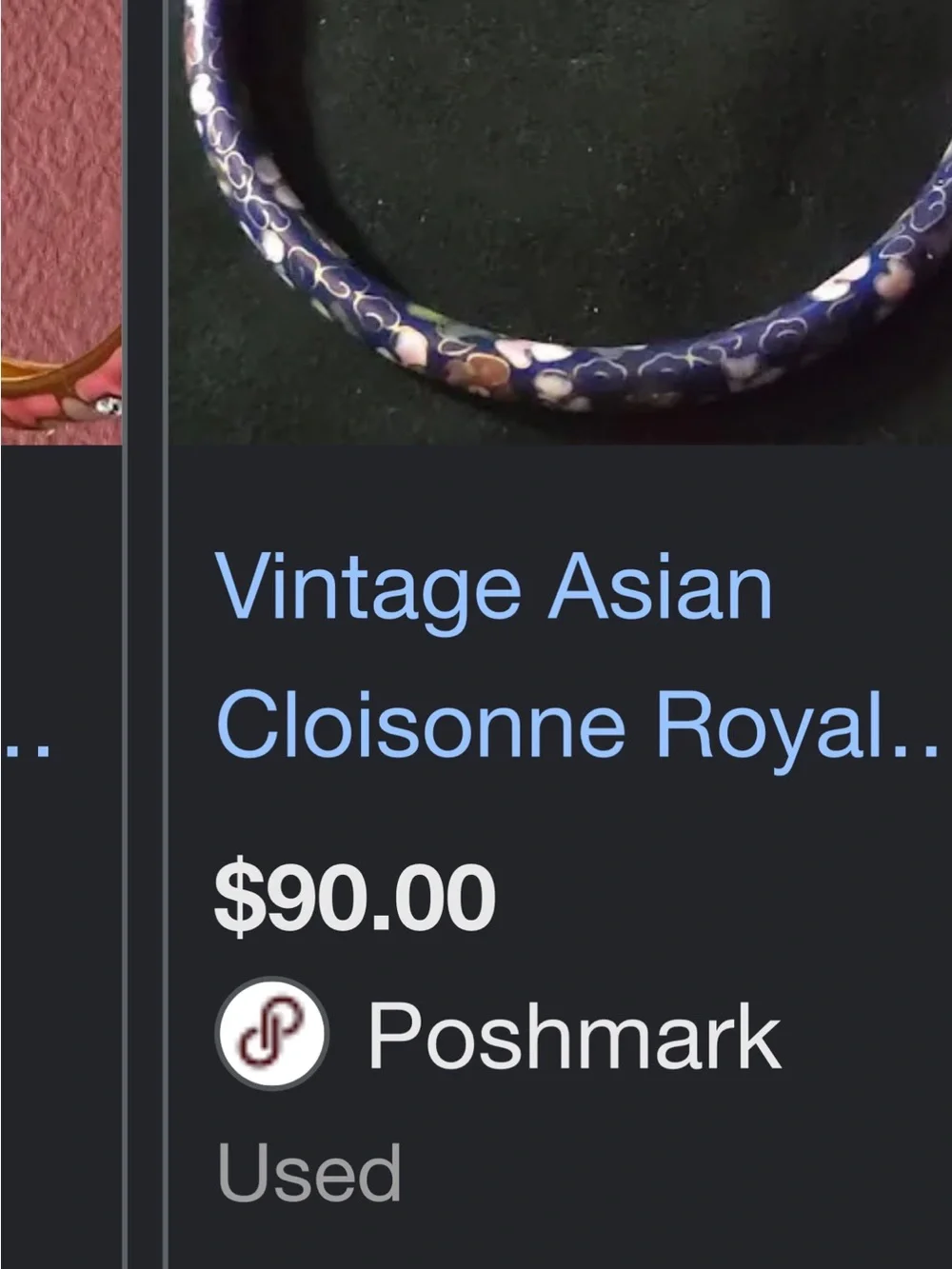 Vintage elegant blue
